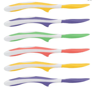 PACK DR. BROWN'S CUCHARA X 6 AMARILLO VERDE MORADO Y ROJO