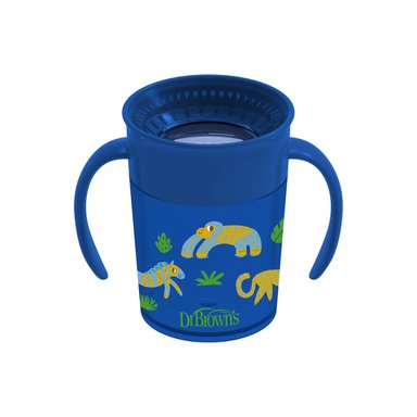 VASO DR. BROWN'S CON ASAS CHEERS 360 AZUL 7OZ