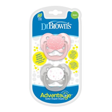 SET 2 UND. CHUPONES ADVANTAGE ROSA DE 0 A 6M