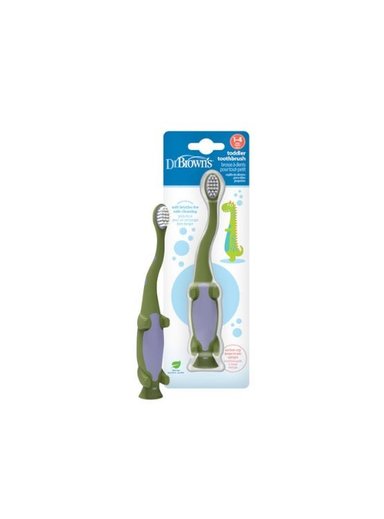CEPILLO DE DIENTES DE BEBÉ A NIÑO PEQUEÑO DINOSAURIO DR BROWNS