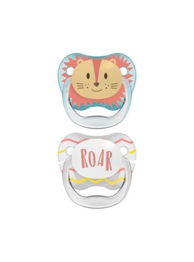 SET DE 2 CHUPONES PREVENT DE 0 A 6 MESES -  TIGRE CELESTE