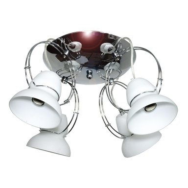 LAMPARA LA ROCHELLI MA01087C-004 CROMADO TECHO 4 LUCES MOD GENOVA