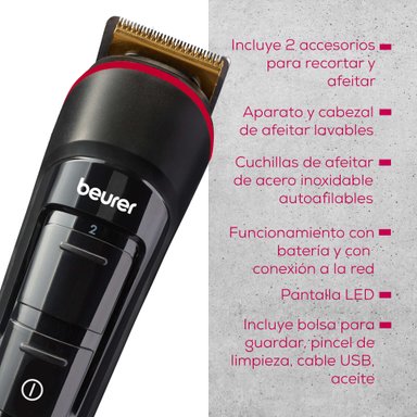 AFEITADORA DE BARBA MN4X BEURER - 6