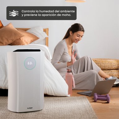 DESHUMEDECEDOR Y PURIFICADOR DE AIRE LUDGA LDG-6310 - 2