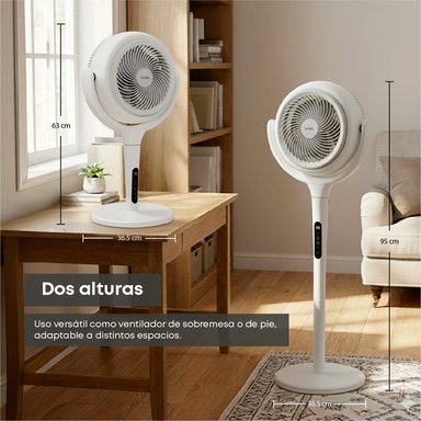 VENTILADOR DE AIRE 3D CON CONTROL REMOTO LDG 6460 - 3
