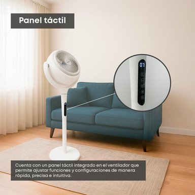 VENTILADOR DE AIRE 3D CON CONTROL REMOTO LDG 6460 - 5