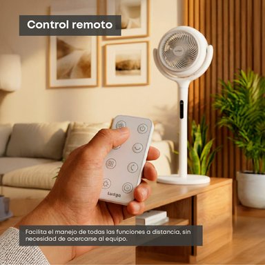 VENTILADOR DE AIRE 3D CON CONTROL REMOTO LDG 6460 - 7