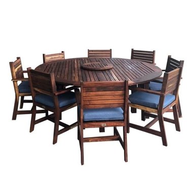 COMEDOR MOBILIARI OCTAGON 8 SILLAS MARRÓN MP - 1