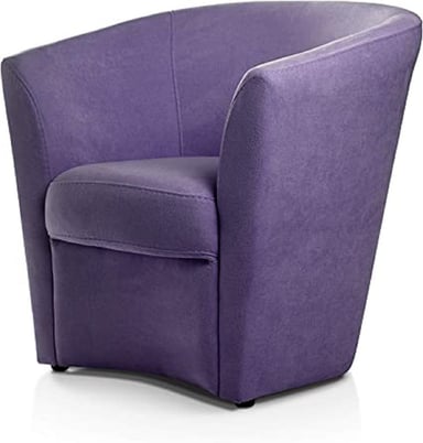 SILLÓN MOBILIARI MP ZARMIRE MICROFIBRA MORADO - 1