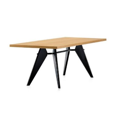 MESA PARA CONFERENCIAS MOBILIARI 180 CM X 120 CM NATURAL ZALMEN - 1