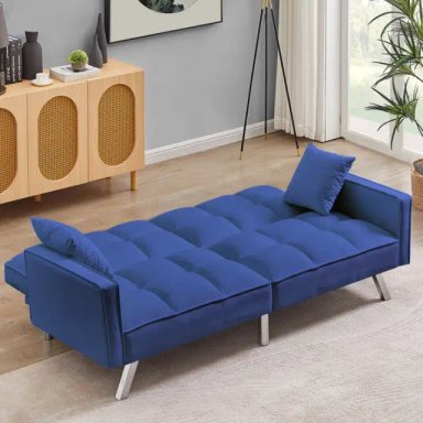 SOFA CAMA MOBILIARI EWROLL AZUL - 1