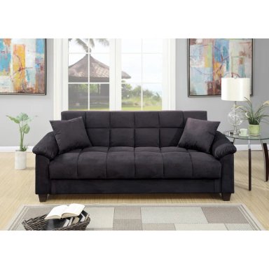 SOFA CAMA MOBILIARI LEEX NEGRO - 1