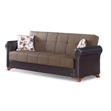 SOFA CAMA MOBILIARI IMPERIAL MARRÓN CLARO - 1