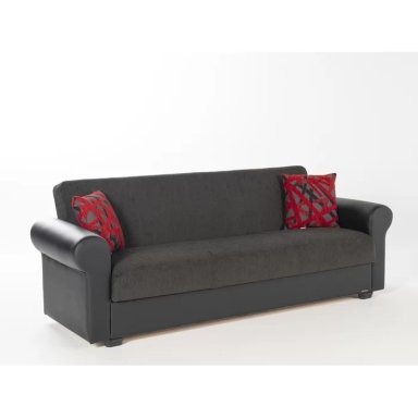 SOFA CAMA MOBILIARI GROZZ GRIS OSCURO - 1