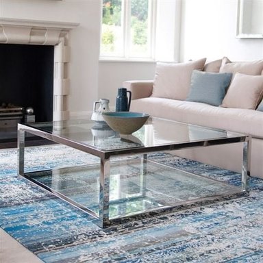 MESA CENTRAL CASA CONCEPTO PERU LUCCI CUADRADA CON DOBLE NIVEL