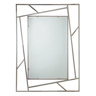 ESPEJO CASA CONCEPTO PERU MARINE RECTANGULAR MARCO DE ACERO INOXIDABLE