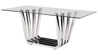 MESA DE COMEDOR ARCHII - ACERO INOXIDABLE