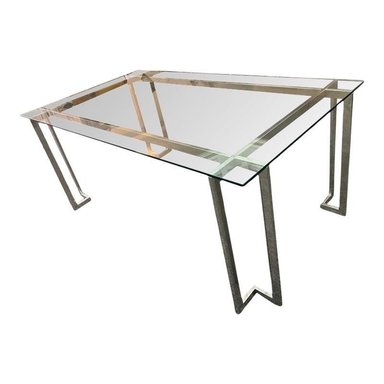 MESA DE COMEDOR CASA CONCEPTO PERU FAMIX ACERO INOXIDABLE 160X100CM