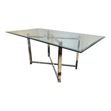 MESA DE COMEDOR CASA CONCEPTO PERU MAC ACERO INOXIDABLE 160X100CM