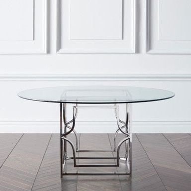 MESA DE COMEDOR CASA CONCEPTO PERU TOU ACERO INOXIDABLE 110X110CM - 1