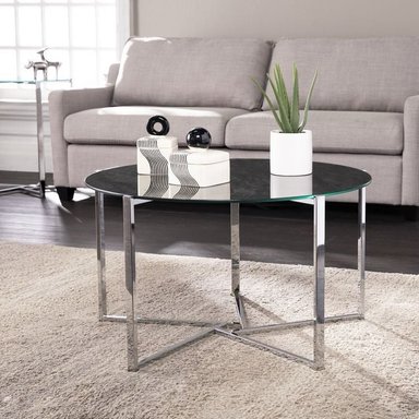 MESA DE CENTRO KITAI - DE ACERO INOXIDABLE