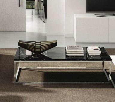 MESA DE CENTRO CASA CONCEPTO PERU CARBON DE INOXIDABLE ACERO