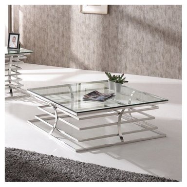 MESA DE CENTRO CASA CONCEPTO PERU FEILE DE INOXIDABLE ACERO