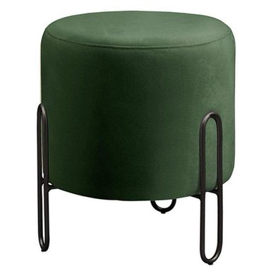 PUFF SHOMER - REDONDO CON BASE DE METAL