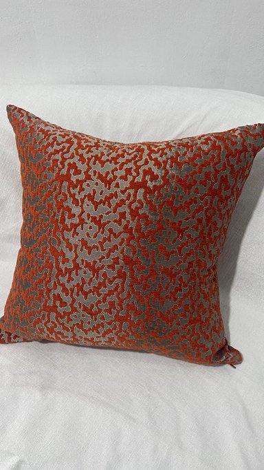 FUNDA COJIN CASA CONCEPTO PERU ORANGE 50X50CM LACRE
