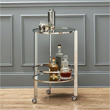 MUEBLE BAR CASA CONCEPTO PERU JONHY CARRO ACRO INOXIDABLE 35 X 75 CM