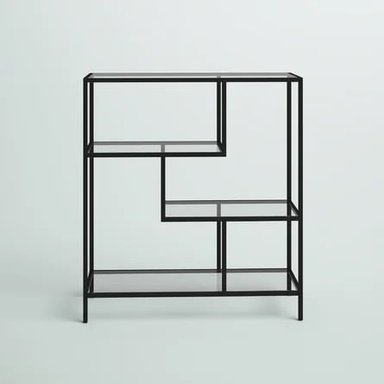 ESTANTE CASA CONCEPTO PERU ANDRE NEGRO MATE METAL 100 X 90 X 35 CM