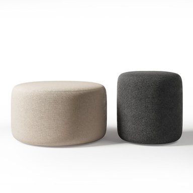 PUFF ARDON - 2 UNIDADES - 65 X 38 / 40 X 45 CM