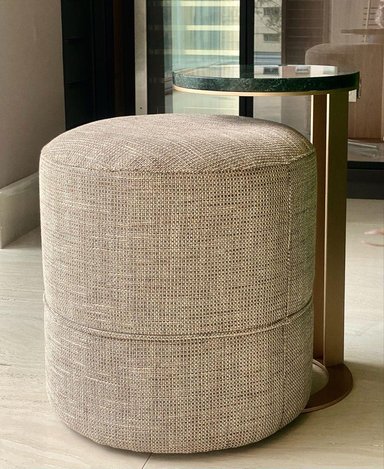 GUIVAT PUFF - REDONDO TAPIZ TIPO TEJIDO