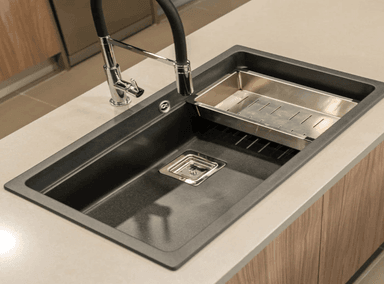 LAVADERO FDV NEGRO DELUXE GRANITO 2.0