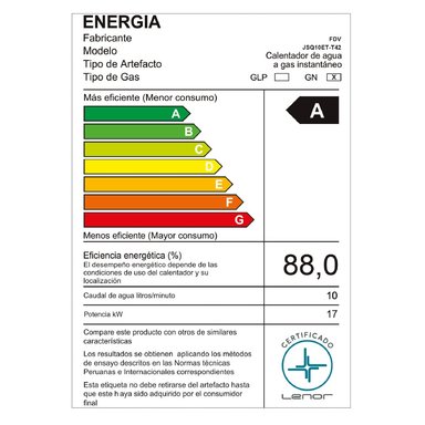 COMBO CALENTADOR A GAS FDV PASO CONTINUO 10 LT GN  + KIT INSLACION DE AGUA - 3