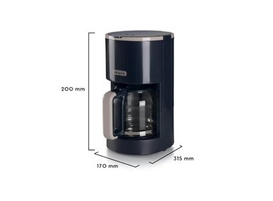 CAFETERA ARIETE GOTA A GOTA DRIP BLACK 00M139400AR0 - 2