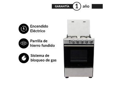 COCINA A GAS GN FDV 4 HORNILLAS CLASS 60 CM