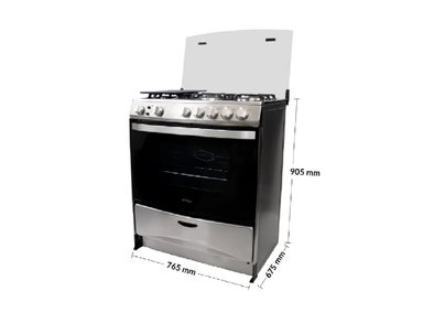COCINA A GAS GN FDV 5 HORNILLAS EXPERT 76 CM - 3