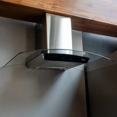 COMBO FDV CAMPANA CRYSTAL 90 + ENCIMERA CHEF GLASS 90 GN + HORNO BLACK 70 GN - 2