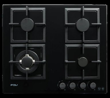 COMBO FDV CAMPANA CRYSTAL 90 + ENCIMERA BLACK 60 GLP + HORNO BLACK 70 GLP - 3