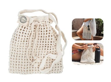 BOLSO DE MALLA TEJIDA A CROCHET - CHAYIBOLSO BAMBOO BALANCE