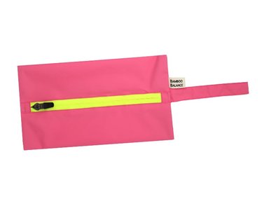 BOLSA IMPERMEABLE BAMBOO BALANCE XS CHICLE CON CIERRE LIMÓN