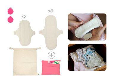 TOALLAS HIGIÉNICAS BAMBOO BALANCE TELA PACK FLUJO LEVE CREMA