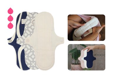 TOALLAS HIGIÉNICAS BAMBOO BALANCE TELA TRIPACK REGULAR CREMA