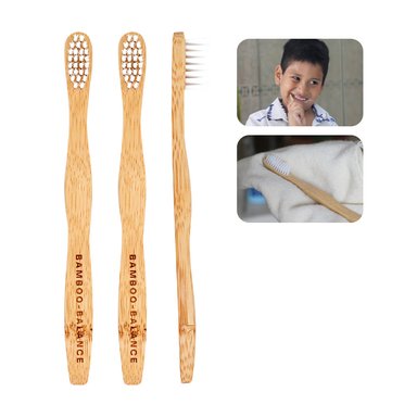CEPILLO DENTAL BAMBOO BALANCE NIÑOS PACK 3 DE BAMBÚ