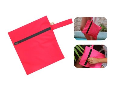 BOLSA BAMBOO BALANCE AZUL MARINO ANTIFLUIDO YAKU TALLA S FRESA