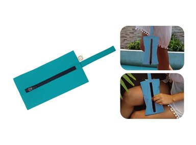 BOLSA ANTIFLUIDO YAKU - TALLA XS  TURQUESA - AZUL MARINO