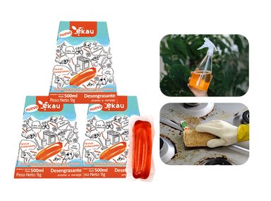 TRIPACK DESENGRASANTE EN CÁPSULA EKAU