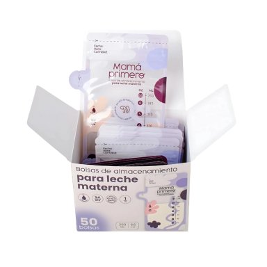 BOLSAS PARA ALMACENAR LECHE MATERNA - PAQUETE DE 50 U