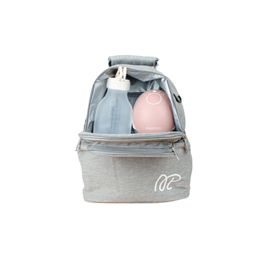 Cooler Bag para Leche Materna (Térmica con Ice Pack) - Color Gris – Mamá Primero - 2